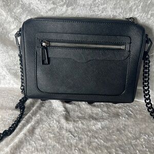Rebecca Minkoff Black Crossbody with Chain Detail